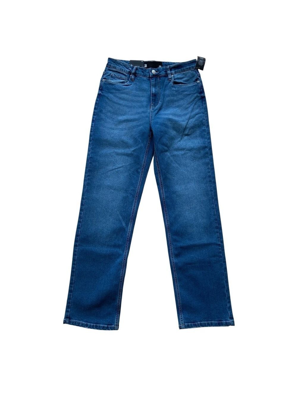 NWT MILE END jeans blue stretchy high rise waist straight leg Vintage Modern 29